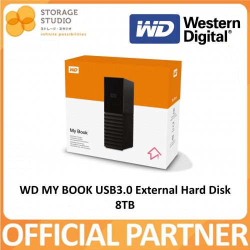WD MyBook 8TB Desktop External Hard Disk